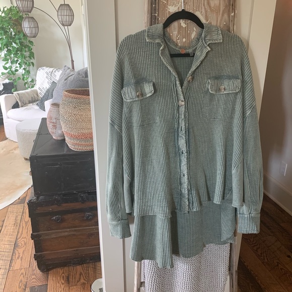 Nwt Fp One Scout Jacket In Forrest 